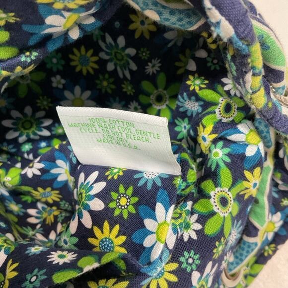Vintage Vera Bradley Daisy Daisy Drawstring Backpack Spring 2008 - Picture 6 of 7